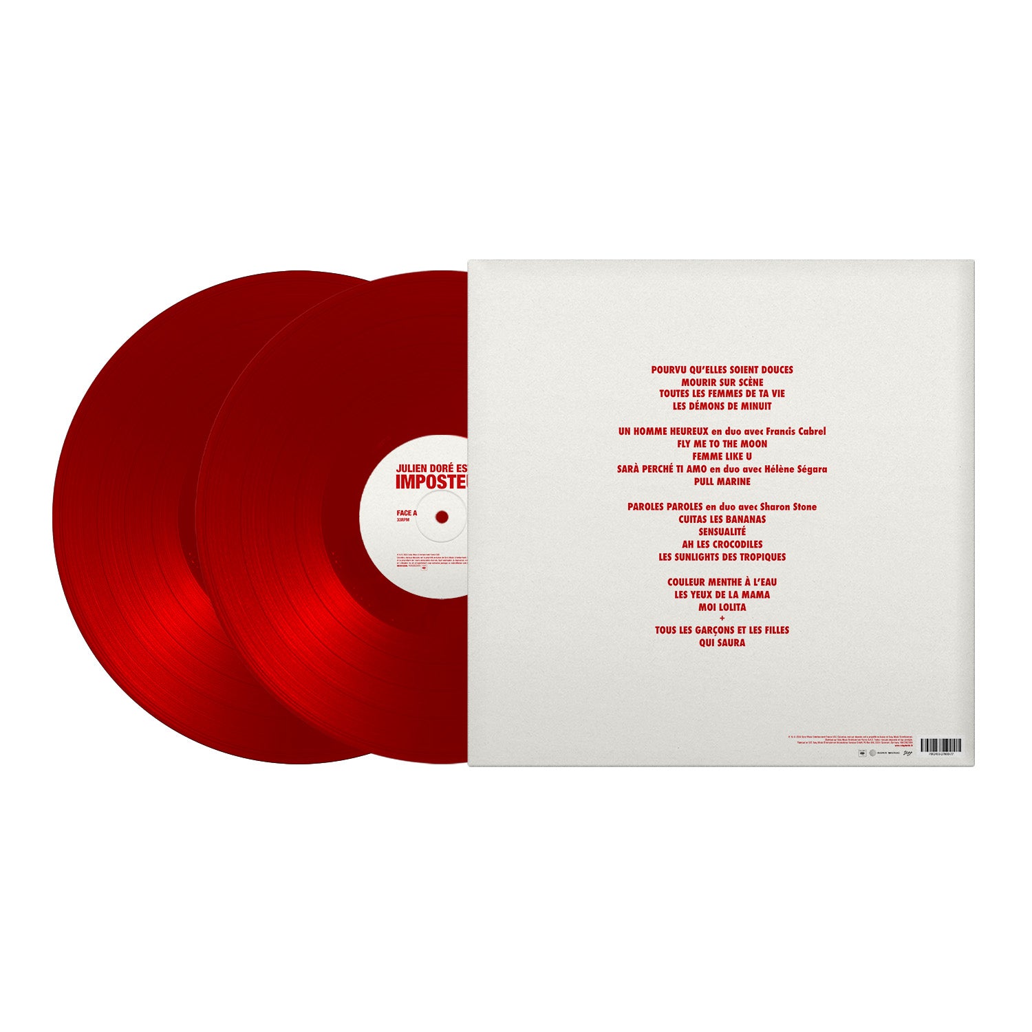 Double vinyle version rouge - édition limitée - 2 titres bonus