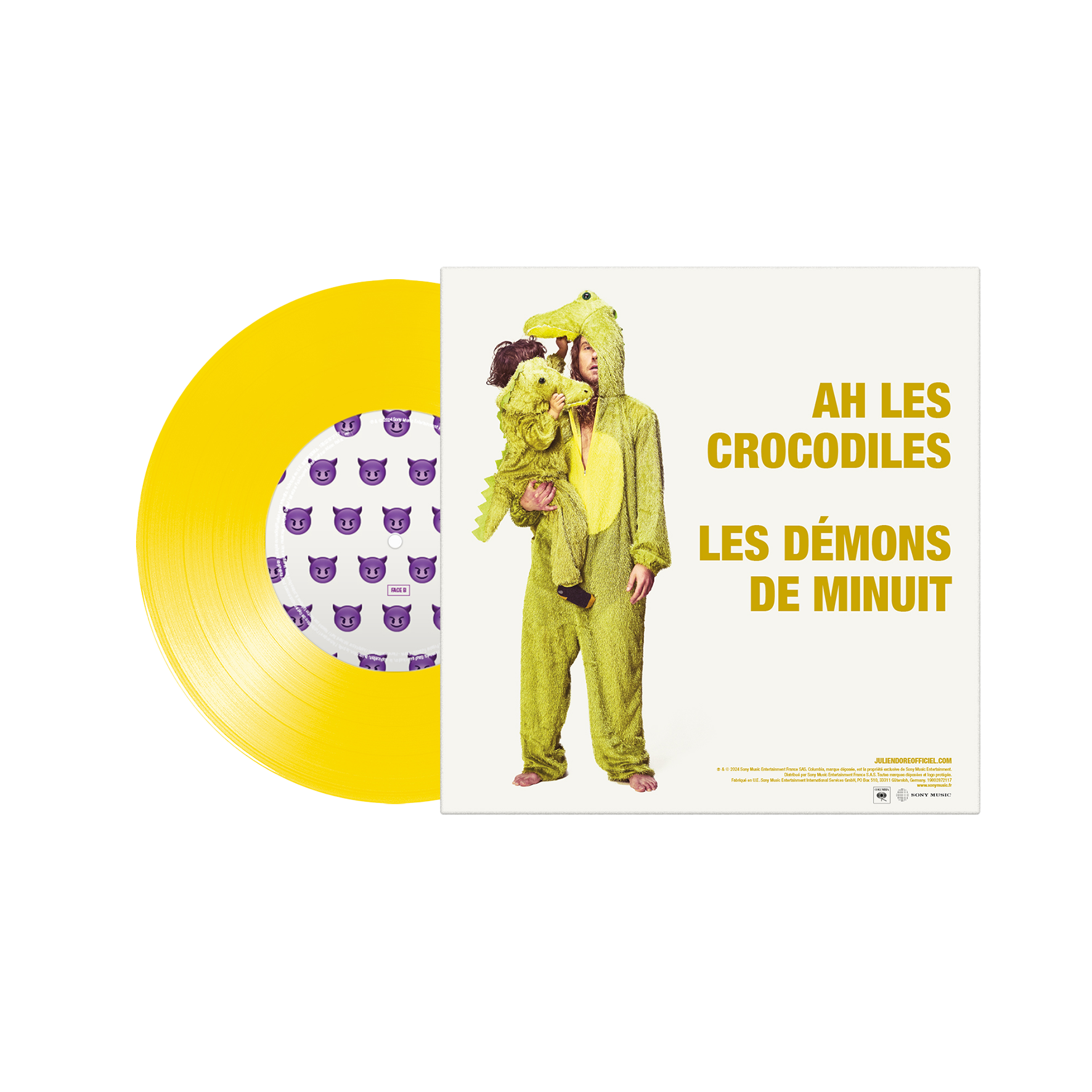 45 TOURS crocos 🐊 jaune en édition limitée